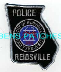 GEORGIA,REIDSVILLE POLICE 1 STATE SHAPED_wm